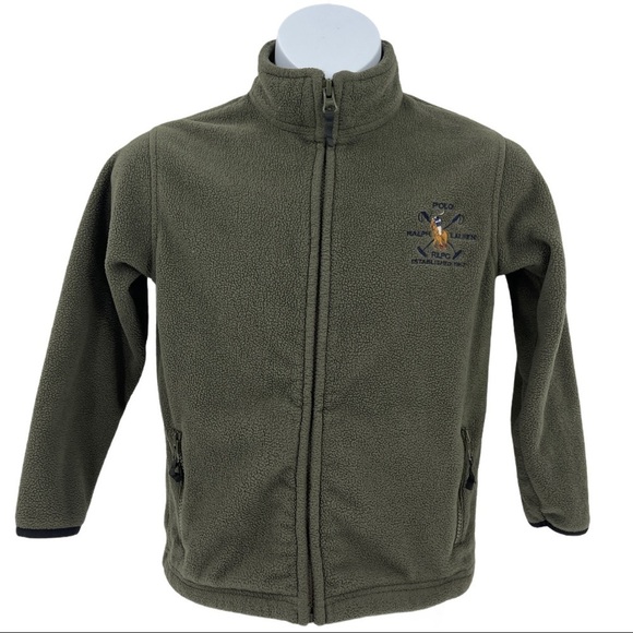 Polo Ralph Lauren Full Zip Fleece Jacket Size 6 - Picture 1 of 6